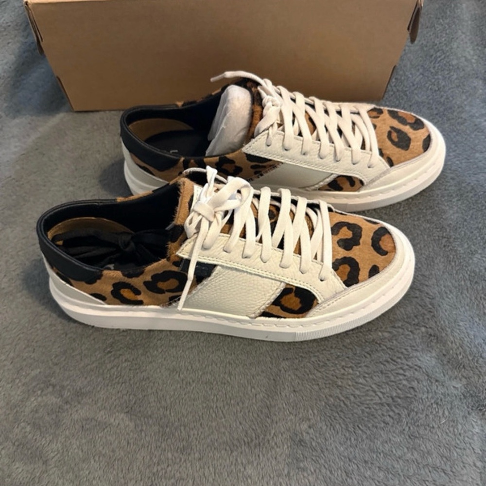 UGG Alameda Spotty Lace Sneakers - Natural, Brown & Black